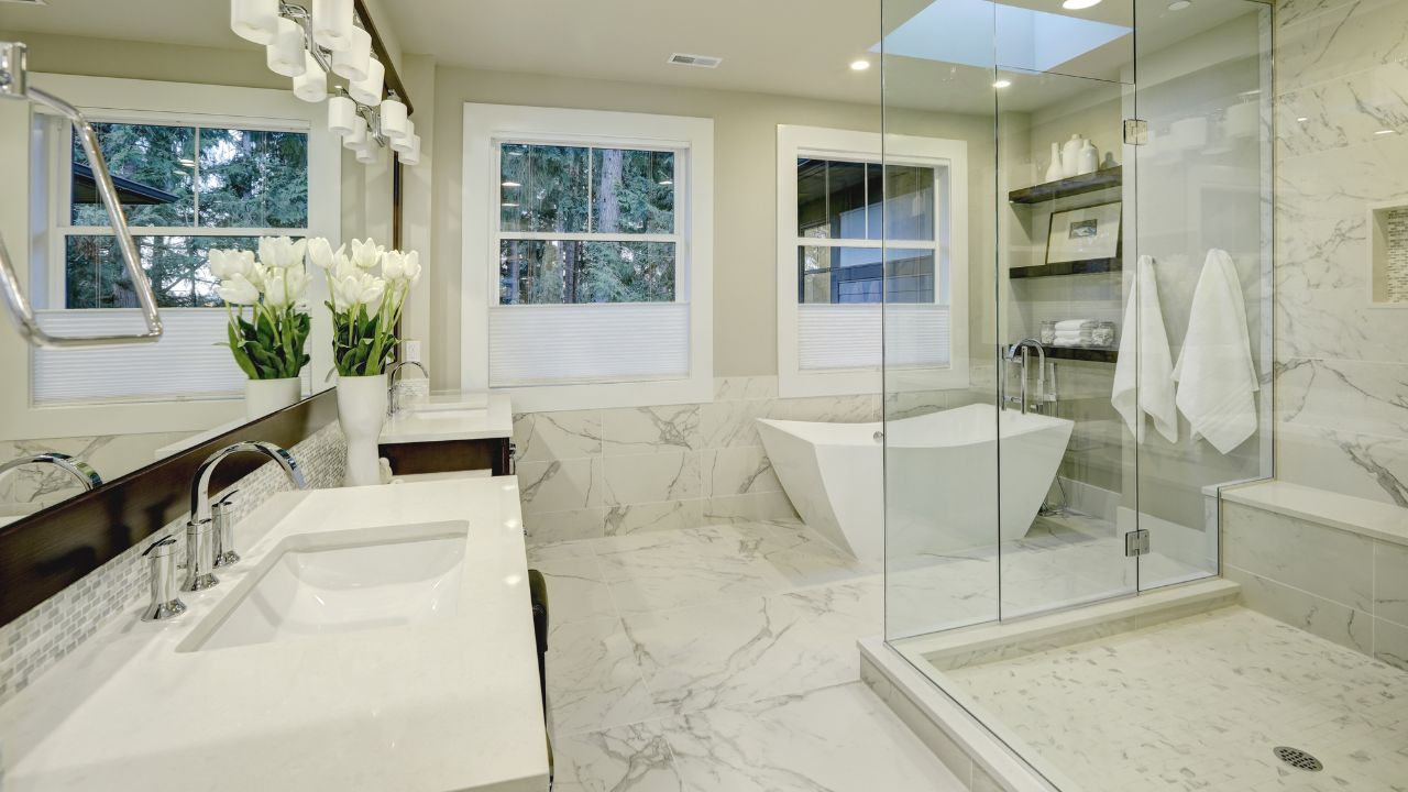 Walk-in shower remodels